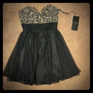 Black cocktail dress size 8